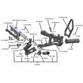 WOODCRAFT Ducati Streetfighter V4 Complete Rearset Kit